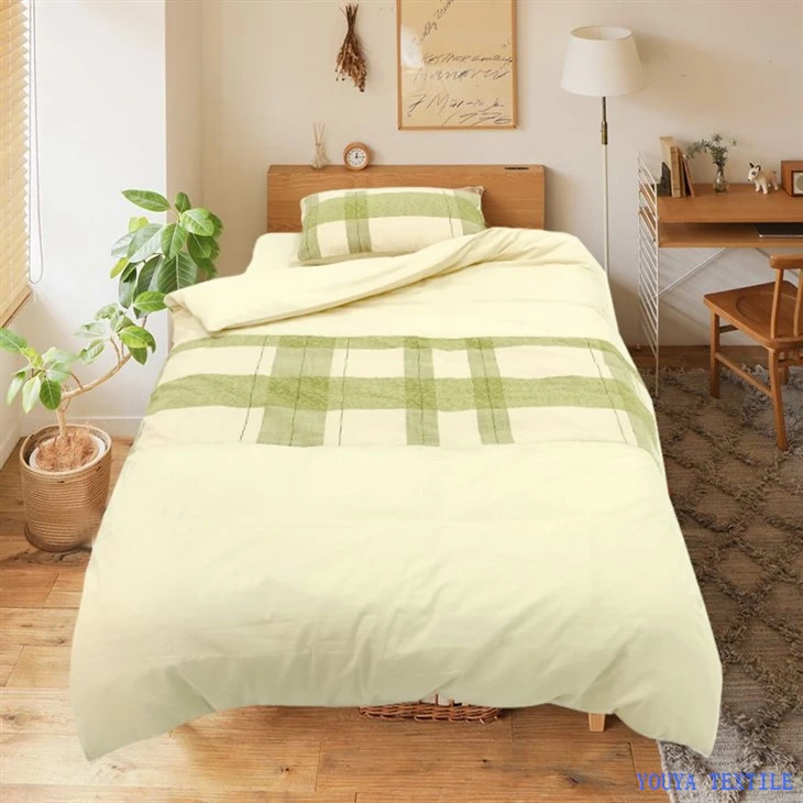Cotton Plaid Bedding Sets